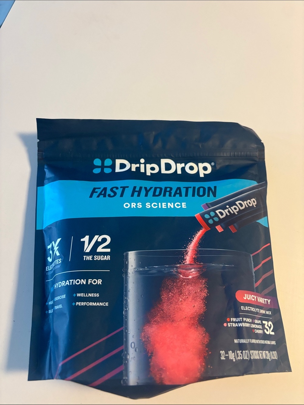 DripDrop 32 pack juicy variety